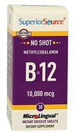 Superior Source, B-12 10000 MCG, 30 Count