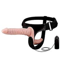 Flesh Double Stráp ǒn Hárness Stráp ǒns Funny Toys for Lésbián Pants Stráp ǒn Strapless - Soft-FSB34