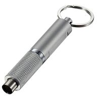Visol Products VCUT701 Baton Brushed Cigar Punch, Silver