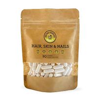 DSO - Hair Skin Nails with Biotin & Collagen – Vitamin A, C, D, E, with Magnesium, Zink, Calcium & Phosphorus Supplements – for Fast Hair Growth Support for Women – Hair Loss Support for Men - 90 Ct