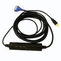 USB Ethernet Cable for the Mx8xx Series Consumer Facing Credit Card Terminal - Blue