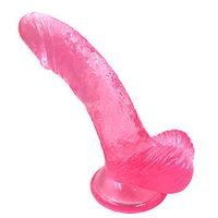 QATYF 6 Inch 100% Made of Safe and Tasteless Materials Lifelike Soft Elastic Shaft Action Stick -(1pc)-1 -ERWBWT-Y YU