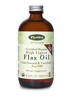 Flora, Flax Oil High Lignan Organic, 8.5 Ounce