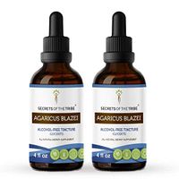 Agaricus Blazei Tincture Alcohol-Free Extract, Bisporus, Button Mushroom/Champignon Healthy Immune Function 2x4 oz