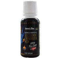 NaturesPlus Advanced Therapeutics Glucosamine Chondroitin MSM Ultra Rx Joint Liquid - 8 fl oz - Honey Lemon Flavor - High Potency Joint Supplement - Gluten-Free - 8 Servings