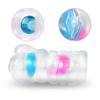Male Clear Realistic Shape Silicone Toy