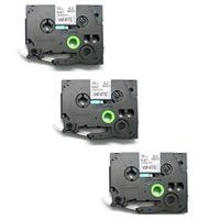 SIENOC Replacement Label Tape Compatible with Brother TZ231 Tze231 Pack of 3