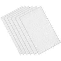 ITOS365 Cotton Dinner Napkins White - 12 Pack (18 inches x18 inches) Soft and Comfortable - Durable Hotel Quality - Ideal for Events and Regular Home Use