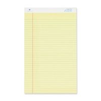 Sparco Pad Micro-Perforated, Wide Ruled, 50 Sheets, 8-1/2 x 14 Inches, Pack of 12