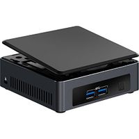 Intel NUC NUC7i5DNKE Mini PC/HTPC, Intel Dual-Core i5-7300U Upto 3.5GHz, 16GB DDR4, 256GB SSD, WiFi, Bluetooth, 4k Support, Dual Monitor Capable, Windows 10 Professional 64Bit (16GB Ram + 256GB SSD)