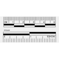 Sirchie PPS503 Photo Evidence Reference Scale Labels 2 Inch Roll of 150