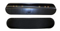 AR179P One Pair, Universal Fit Desk Length Black Nylon Padded Wheelchair Armrest