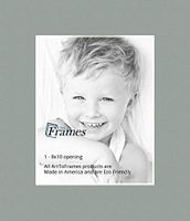 14x17 Sea Foam / Silverpine Custom Mat for Picture Frame with 10x13 opening size (Mat Only, Frame NOT Included)