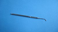 Professional Stainless Steel Ear and Body Curved Probe with English Ear Chart (US Seller)
