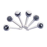 Mini Cartoon Eye Fruit Fork Children Fruit Cute Tabkeware