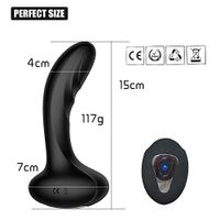 Handheld Waterproof Electric Massager for Male P-rostate Massager with 9 Modes,Rechargeable Portable Virbrating Stimulator