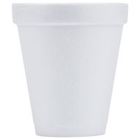 Dart Handi-Kup Insulated Styrofoam Cups, 6 Oz, White, Box Of 1,000 Cups