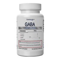 Superior Labs | GABA Supplement 750mg | Maximum Strength Mood Enhancement | Natural Relief of Stress & Simple Nervous Tension, Promotes Mood Balance, Sleep Quality, and Natural Brain Function.