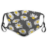 2 Pack Fantasy Colorful Decorative Daisies Watercolor Style 1 PM2.5 Non-Medical Ma-sk with Replaceable Filter Elements