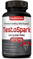 NasaBeahava TestoSpark Super Strength, 1275mg, Horny Goat Weed 120 Capsules, Male & Female Performance Booster with Maca & Tribulus to Support, Energy, and Healthy Libido