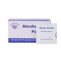 TOYANDONA 100pcs Alcohol Prep Pad Sterile Disposable Disinfection Alcohol Wet Wipes Antiseptic Skin Cleaning Care Alcohol Wet Wipes Sterilization Suitable for All Daily Protection(1 Boxes)