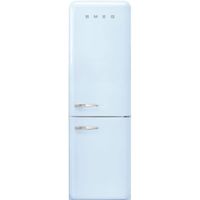 Smeg FAB32URPB3 50's Retro Style Aesthetic 24" 50'S Style Refrigerator With Automatic Freezer, Pastel Blue, Right Hand Hinge
