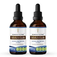 Devil's Club Extract Alcohol-Free Tincture, Wildcrafted Devil's Club (Oplopanax horridus) Dried Root Tincture Supplement (2x4 FL OZ)