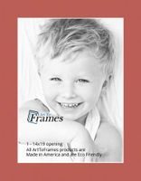 14x19 Carnelian / Red Orange Custom Mat for Picture Frame with 10x15 opening size (Mat Only, Frame NOT Included)
