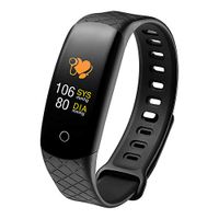 Byoung Fitness Tracker with Heart Rate Monitor,Waterproof Smart Bracelet with Blood Pressure Monitor Activity Tracker Watch with Pedometer, Sleep Monitor, Bluetooth Smart Watch for Women, Men, Kids