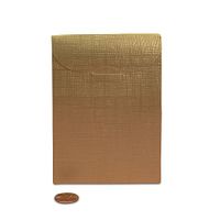 Gold Wholesale Tab Top Tent Boxes | Quantity: 20 | Width: 6 1/4" Gusset - 2 1/2"