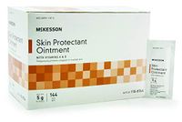 Skin Protectant, McKesson, 5 Gram Individual Packet Unscented Ointment, 118-8744 - Pack of 144