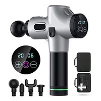 [Upgraded] Massage Gun, Enow Cordless Handheld Deep Tissue Massager for Muscle Tension Relief, Professional Personal Massage Device with 20 Adjustable Speeds & 4 Replaceable Massage Heads