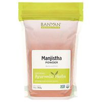 Banyan Botanicals Manjistha Powder, 1 Pound - USDA Organic - Rubia cordifolia - Cleanses The Blood & Lymph - Ayurveda