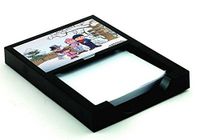 Personalized Friendly Folks Snowman Family - 1 Girl Memo Holder