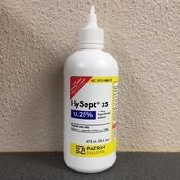 Patrin Pharma Hysept 25 Antimicrobial Wound Cleaner, 16 Ounce Bottle (1)