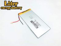 BIHUADE 3.7V 6000mAh 3373148 Polymer Lithium Li-ion Battery Rechargeable Lithium Polymer Li-Po Battery for MP4 GPS MP3 Bluetooth Stereo DIY Gift (3373148)
