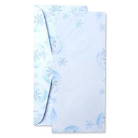 Blue Watercolor Snowflake #10 Envelope