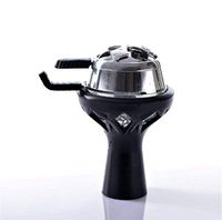 XZYP Arabian Hookah Accessories Silicone Glass Smoke Pot Double Handle Charcoal Hook Shisha