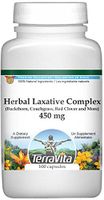 Herbal Laxative Complex - Buckthorn, Couchgrass, Red Clover and More - 450 mg (100 Capsules, ZIN: 512543) - 3 Pack