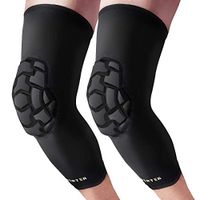 BERTER Knee Brace - Anti-Collision Knee Compression Sleeves Support - Men Women Knee Pads for Basketball, Volleyball, Running, Working Out (L)