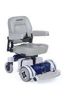 Hoveround Electric Wheelchair - Motorized Power Chair and Mobility Scooter | LX-5 Blue Trim, 20-inch Large Adult Seat