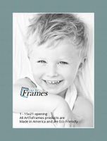 15x21 Splash / Nile Green Custom Mat for Picture Frame with 11x17 opening size (Mat Only, Frame NOT Included)