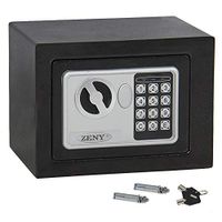 ZENY Digital Security Cabinet Safe Box Solid Steel Construction Hidden with Deadbolt Lock Wall-Anchoring Design