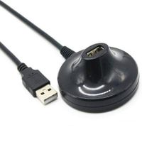BSHTU USB Dock Station USB 2.0 Cable Extension Cradle Desktop Addition for Docking Fan LEDs Mouse Keyboard