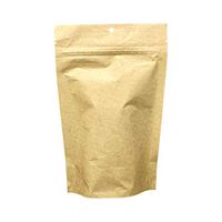 Kraft Mylar Stand Up Pouch 6"x9.5"x3.5", Pack of 100