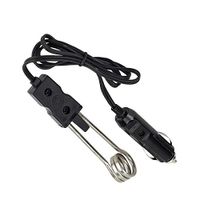 WG 12V/24V Portable Electric Car Immersion Water Heater for Travel Camping Picnic Mini Boiler Hot Water Coffee Immersion Travel Use,12v