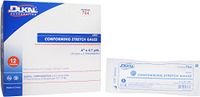 Dukal Conforming Stretch Gauze, 4"x4.1yd, Sterile, 1/pk 12pk/bx 8bx/cs 8 pcs sku# 1303846MA