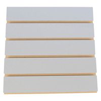 KC Store Fixtures A01113 Slatwall Melamine, 4' x 8' x 3" Oc, Fog Gray (Pack of 5)