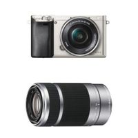 Sony Alpha a6000 Mirrorless Digital Camera w/ 16-50mm and 55-210mm Power Zoom Lens