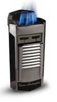 Tonino Lamborghini Sepang Metallic Gun and Black Triple Torch Flame Lighter